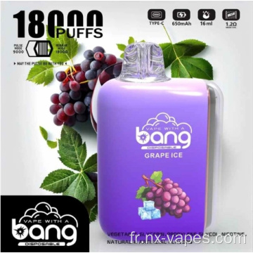 Box Bang 9000 18000 Vape jetable bouffante